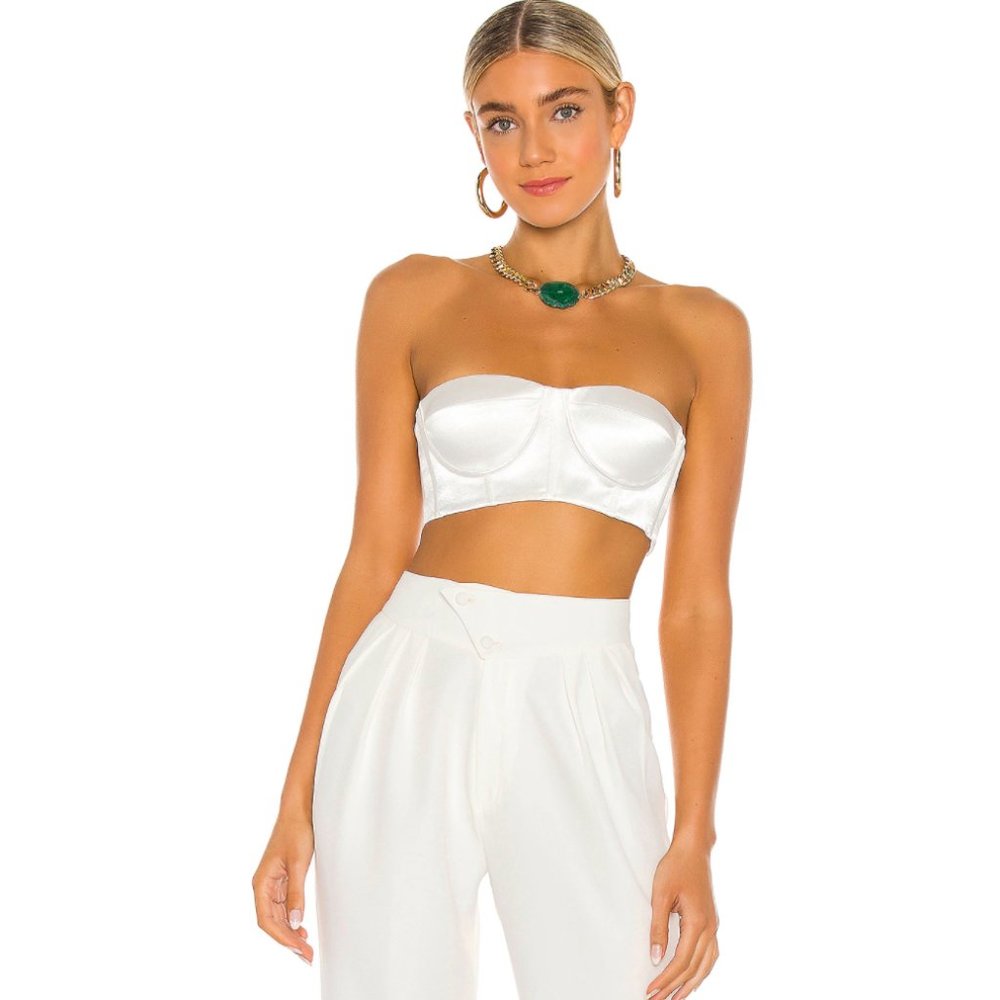 Bronx and Banco Capri Blanc White Bralette SIZE SMALL NEW (NO TAGS)